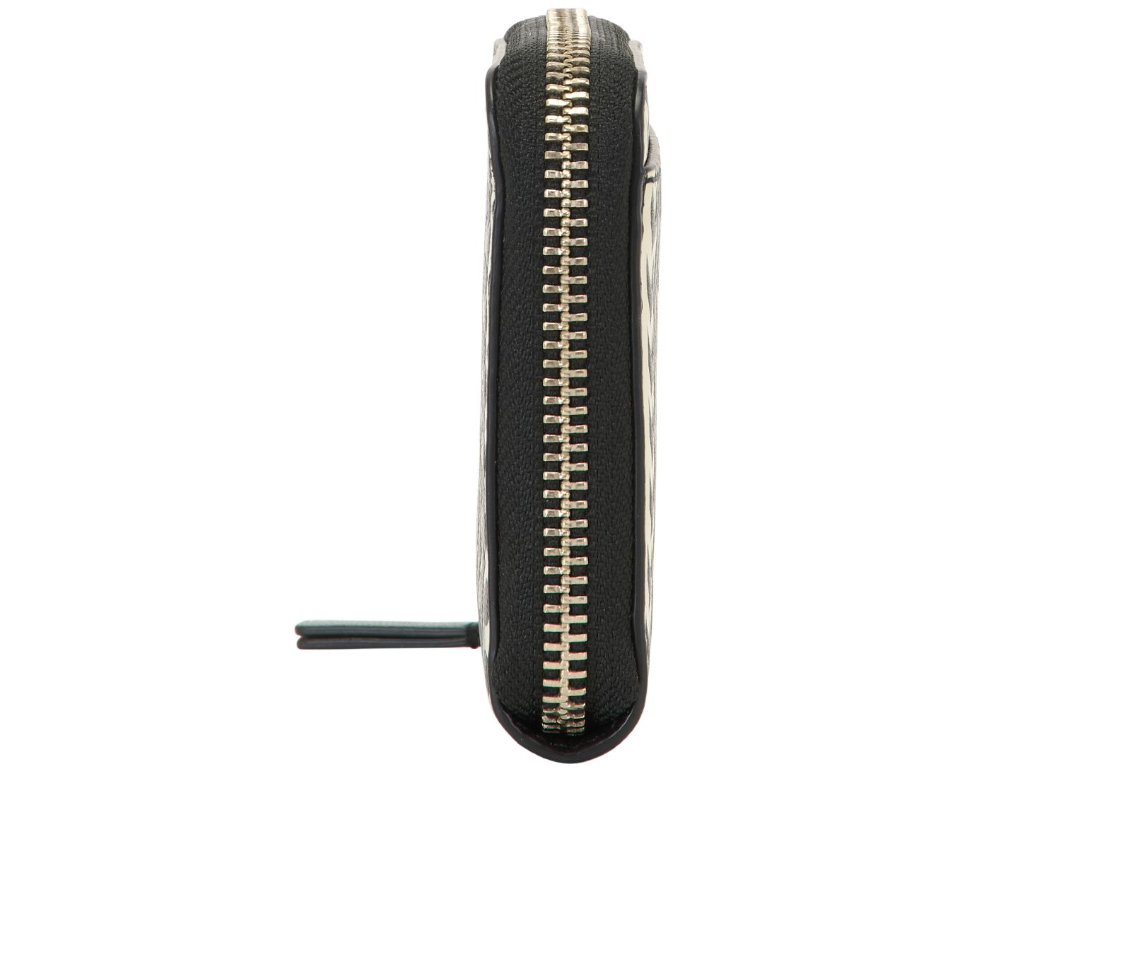 Marc Jacobs Monogram Small Zipped Wallet, &pound;50, Accessories, Black/White, Leather, Bottom view